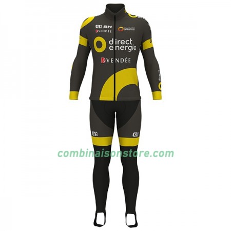 Combinaison Cycliste M/L + Collant à Bretelles 2017 Direct Energie N001